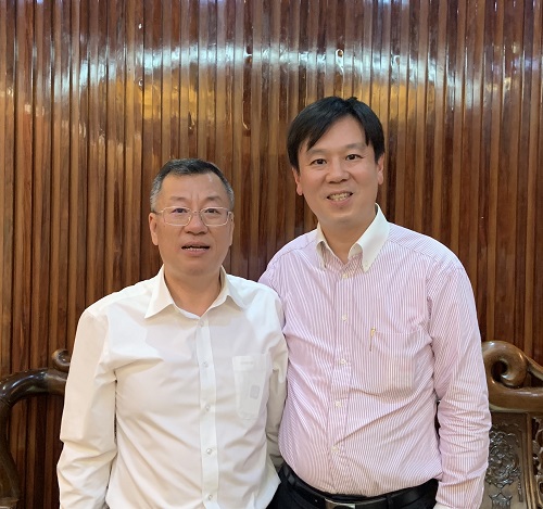 駐武漢辦主任馮浩賢與湖南省港澳辦主任徐正憲會面