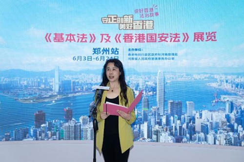 河南省人民政府办公厅二级巡视员陈琪珊致辞