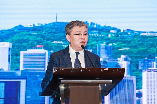 照片四：香港贸易发展局华东华中首席代表吕剑致辞