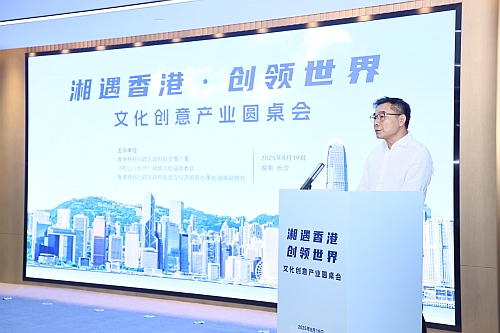 馬欄山（長沙）視頻文創園管委會副主任胡朝暉致辭