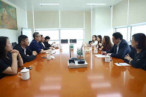 蔡主任考察九江市港資企業