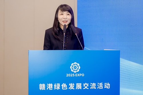 江西省科学技术厅党组成员、副厅长兼省外国专家局局长陈炜蓉致辞