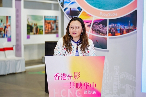 駐武漢辦主任蔡敏君致辭