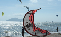 Wind sailing at Lung Kwu Tan Tuen Mun