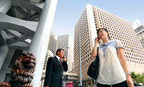 Office workers in Central